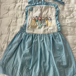 Kids Blue Ruffled Casual Dress